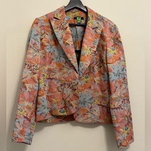 Vintage Jacquard Blazer